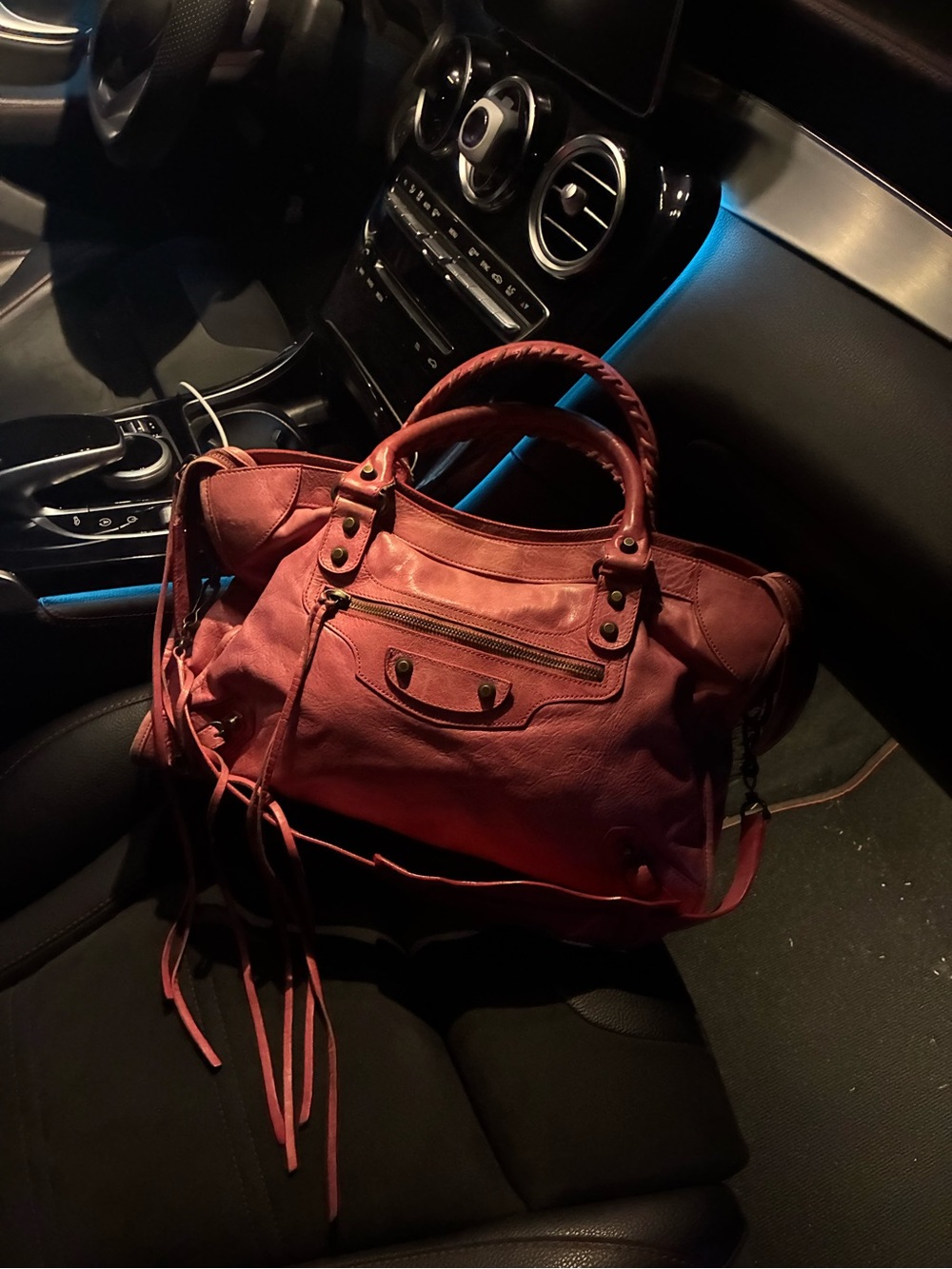 Authentic Pink Balenciaga City Bag